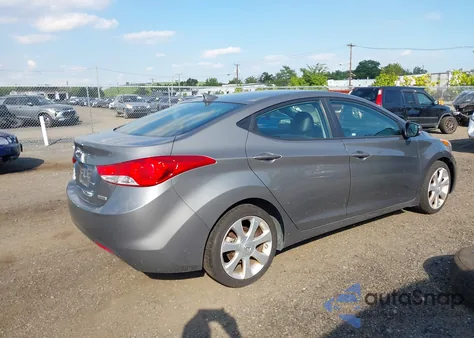 2013 Hyundai Elantra Limited z USA, uszkodzony, nr VIN 5NPDH4AEXDH276268
